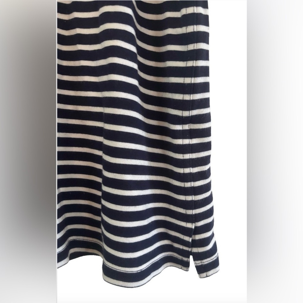 Theory Dhuri Moltana nvy & wht Strp drss WM M nautical preppy coastal - Picture 8 of 12